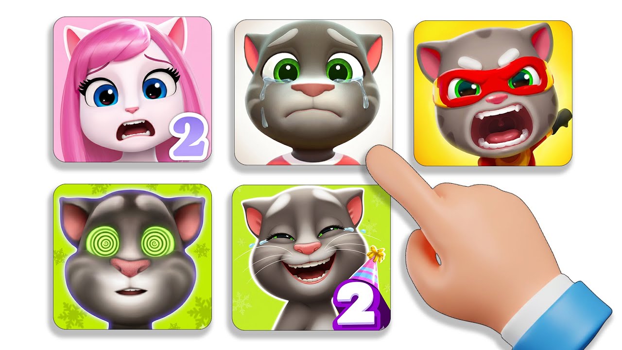 Talking Tom,Sprunki Transform,My Hank,My Angela,Talking Ginger,Talking Ben,Tom Time Rush,My Tom