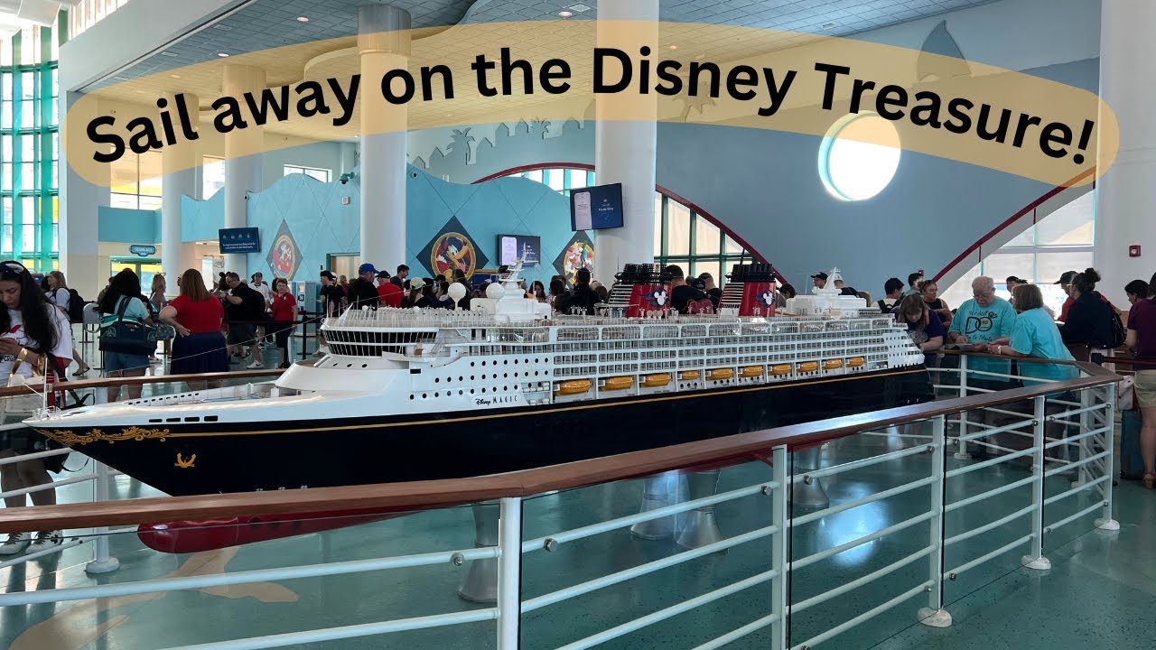 My first day on the Disney Treasure! Embarkation day tips for your Disney cruise.
