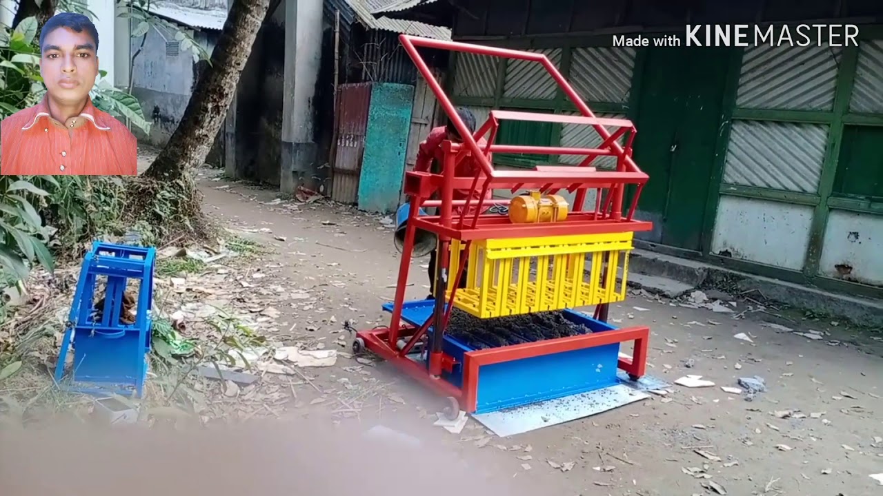 ৮ টি কংক্রিট হলো ব্লক তৈরির মেশিন। মডেল 108, 8 Concrete is a block making machine model 108