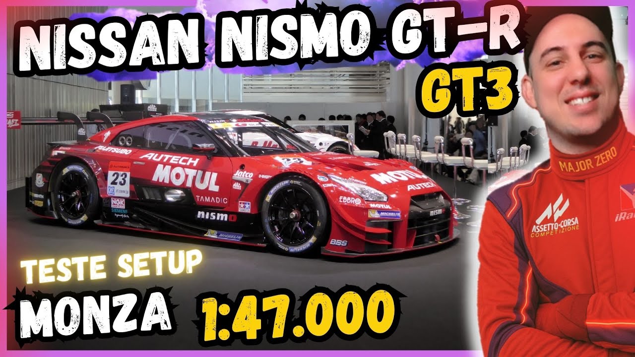 Nissan Nismo GT-R GT3 é um Erro no ACC? | Setup + 1:47.000 em Monza