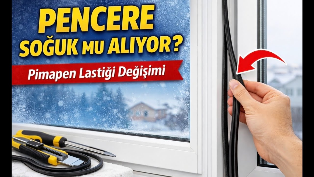 Pimapen Pencere Lastiği Nasıl Değiştirilir? | Isı ve Ses Yalıtımı Çözümü