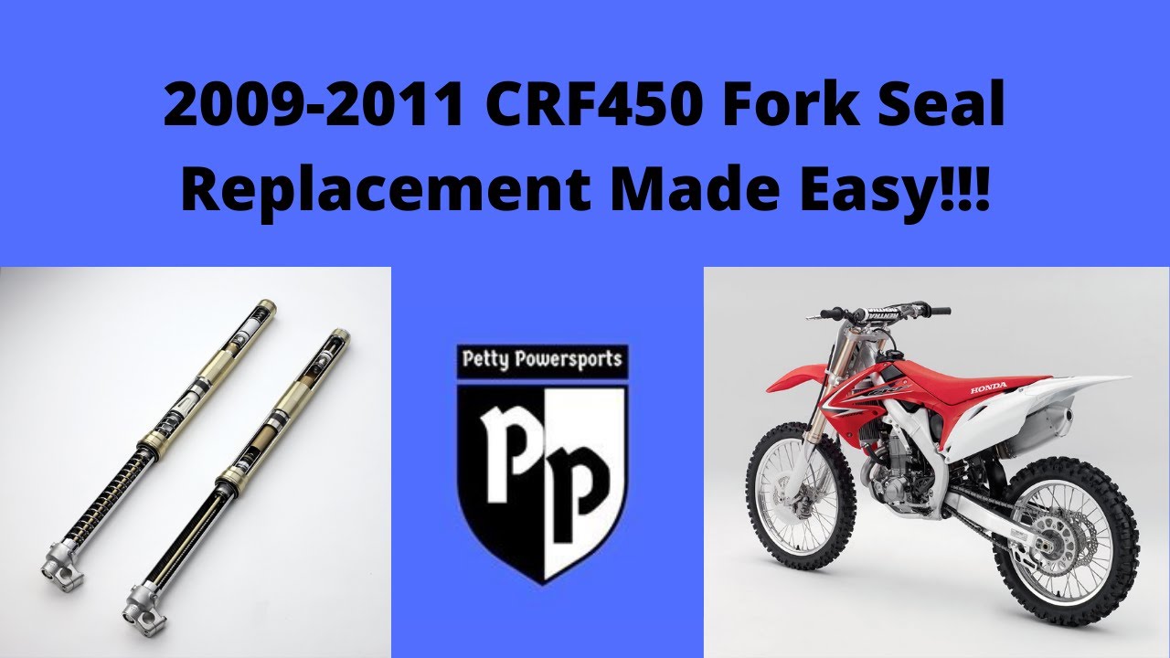 2009-2011 CRF450 Fork Seal Replacement