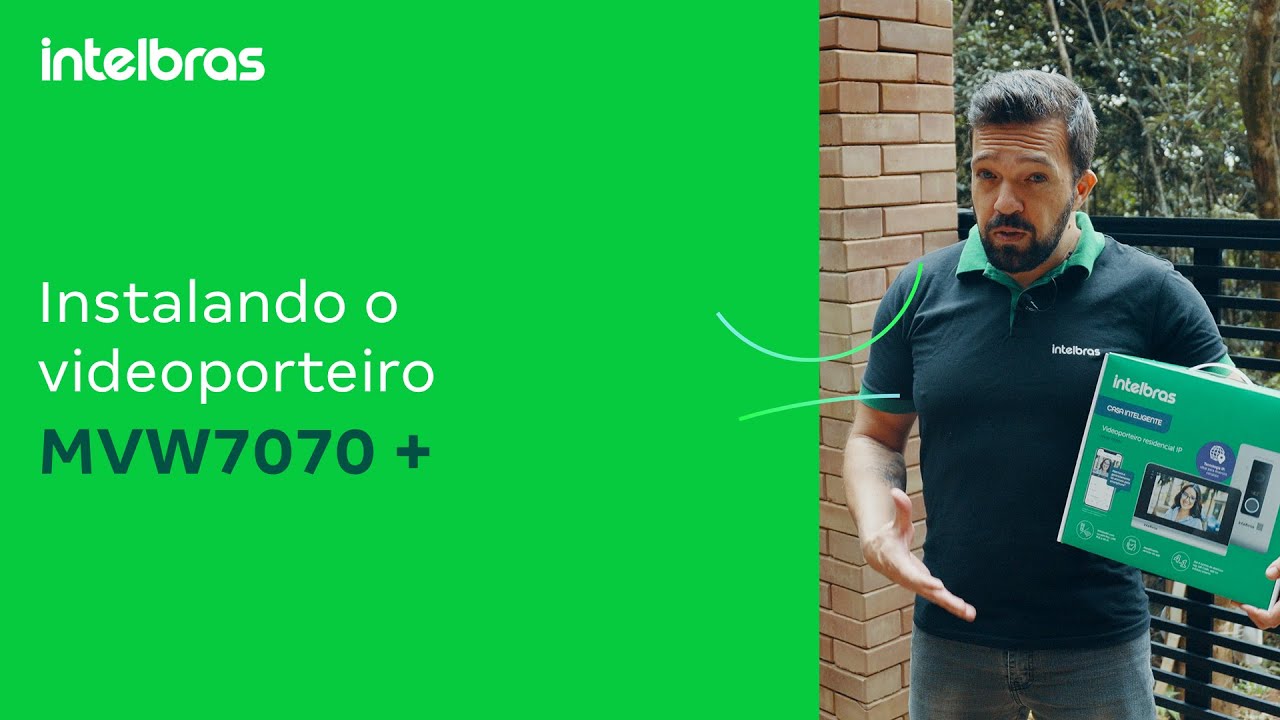 Instalando o videoporteiro IP MVW7070+ #academiadigital