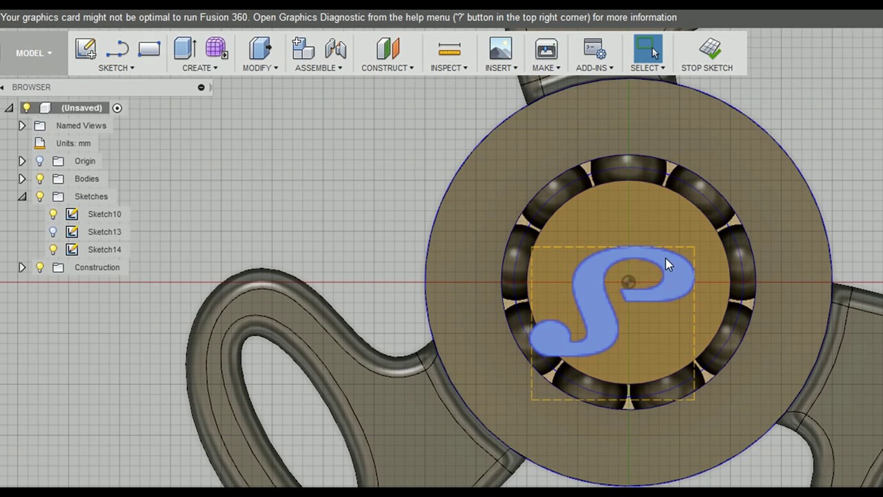 Create a Fidget Spinner from Scratch using Autodesk Fusion 360.