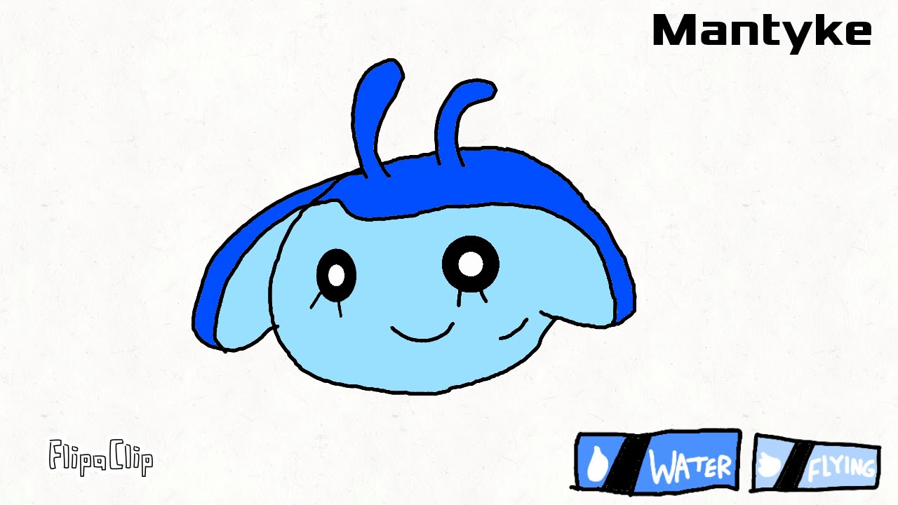 Mantyke Evolution Line Animation