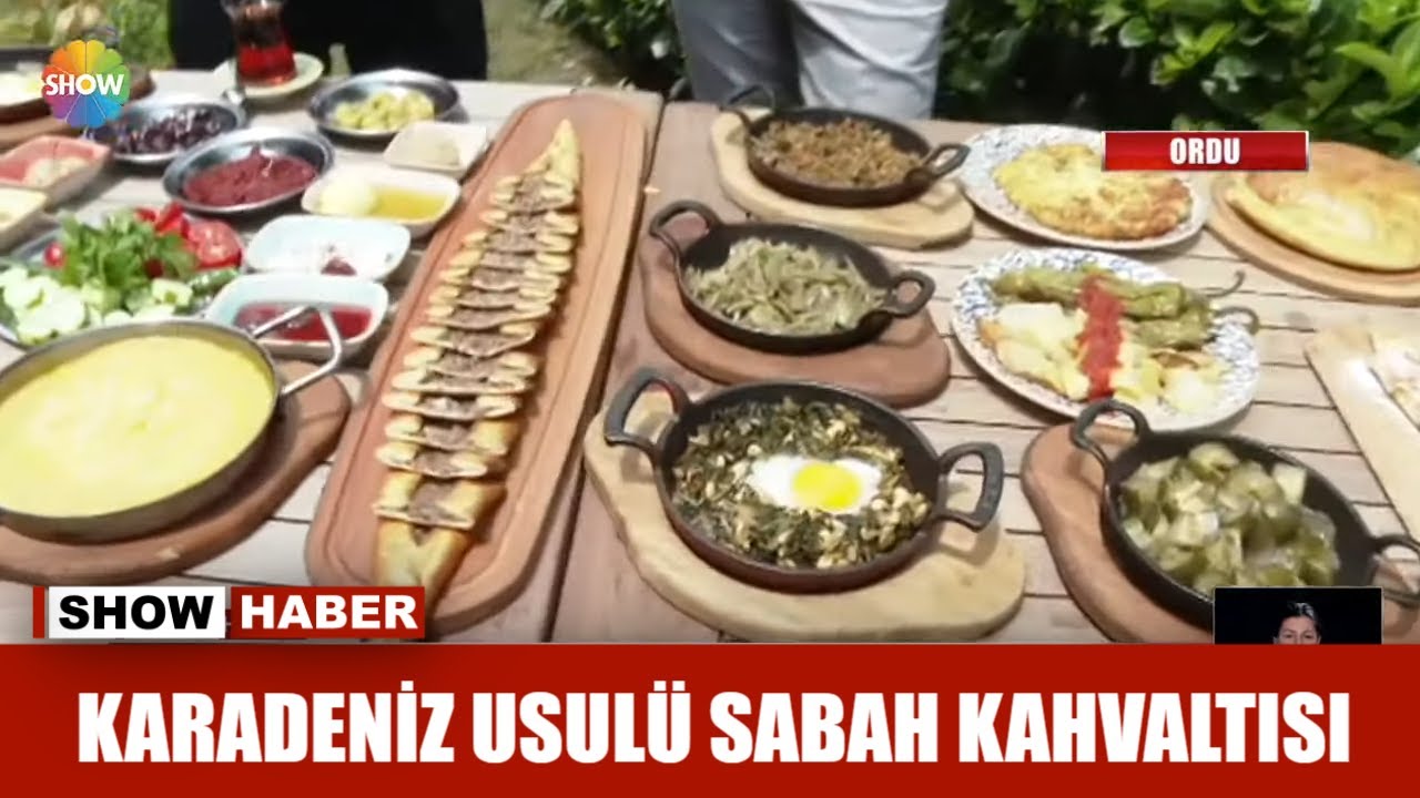 Karadeniz usulü sabah kahvaltısı