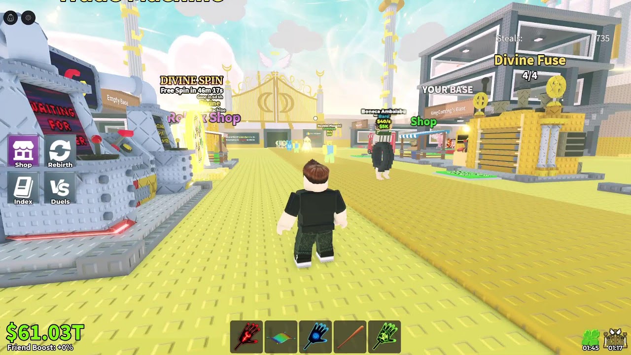 Je trade avec vous sur Roblox Steal a brainrot