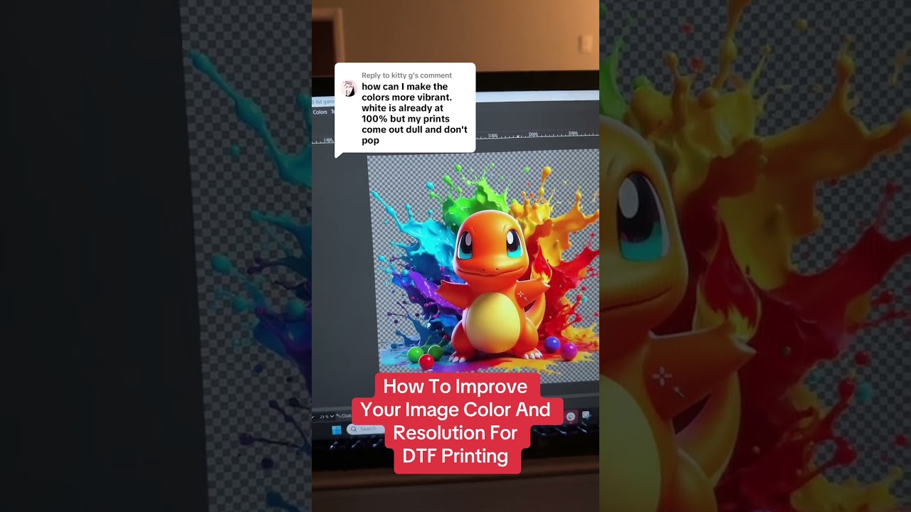 g How To Make Your Colors More Vibrant For DTF #tshirtbusiness #tshirtprinting #dtfprinting