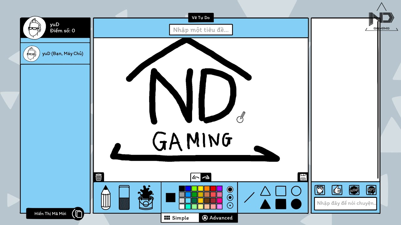[LIVE] Scribble It - Vẽ Cùng ND Gaming