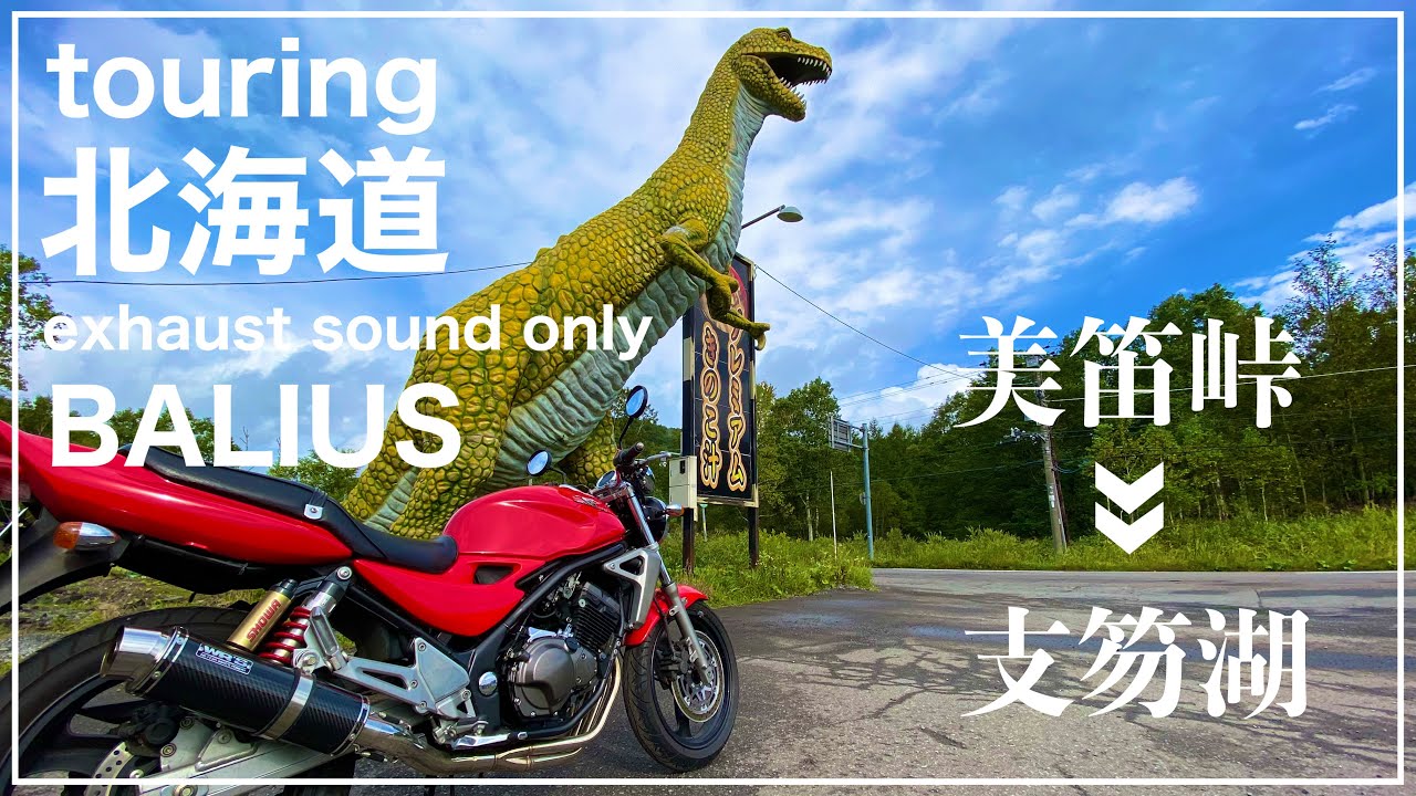 【バリオス】美笛峠→支笏湖へ【F1サウンド】北海道ツーリング