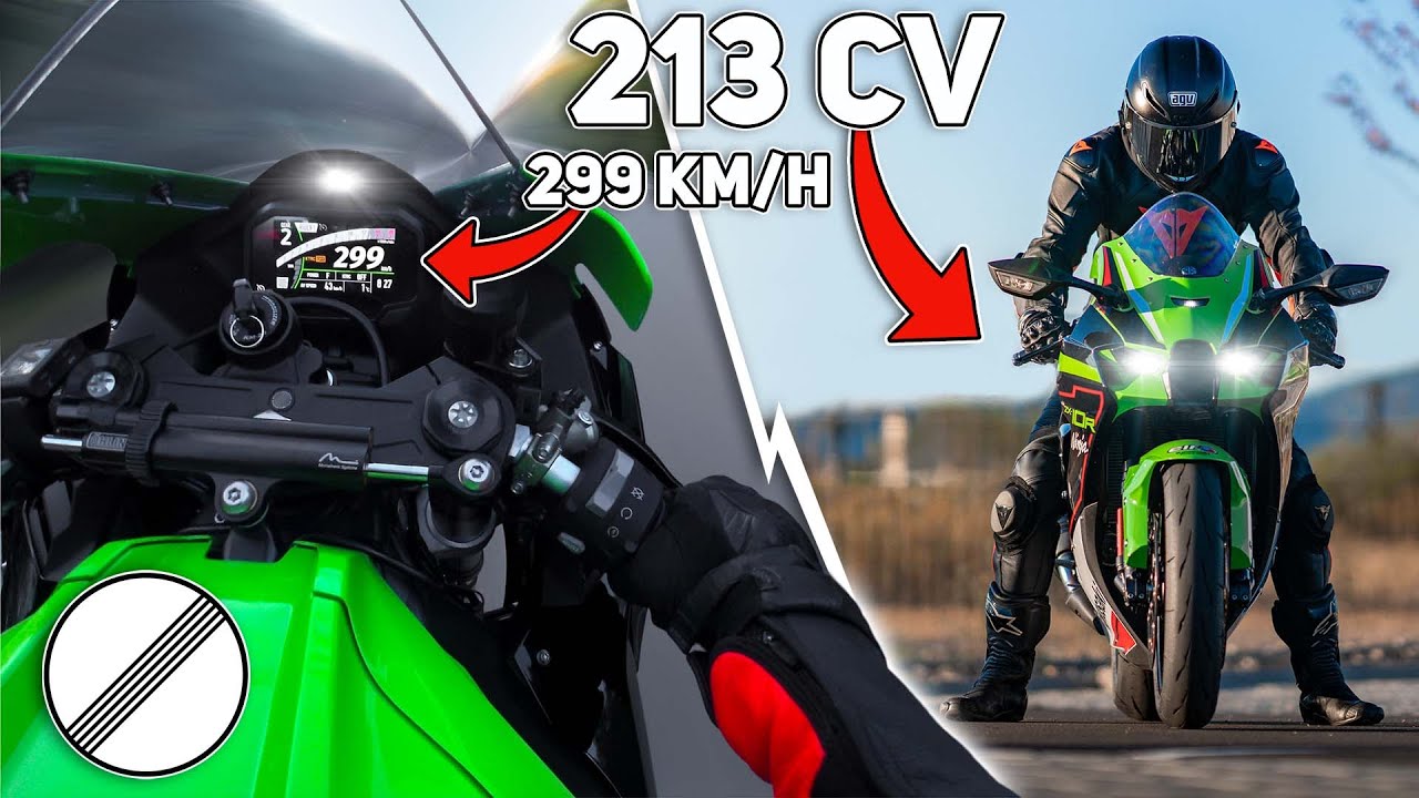 KAWASAKI ZX-10R 2021 ГОДА! 0-300 КМ/Ч - РАЗГОН - МАКСИМАЛЬНАЯ СКОРОСТЬ - ВОССТАНОВЛЕНИЕ 🚀