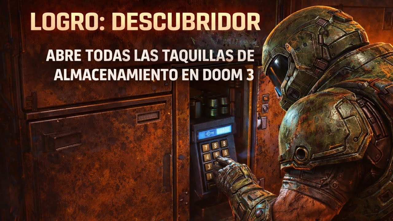 🔴LOGRO: DESCUBRIDOR. CAPITULO 25 - DOOM 3: BFG EDITION.