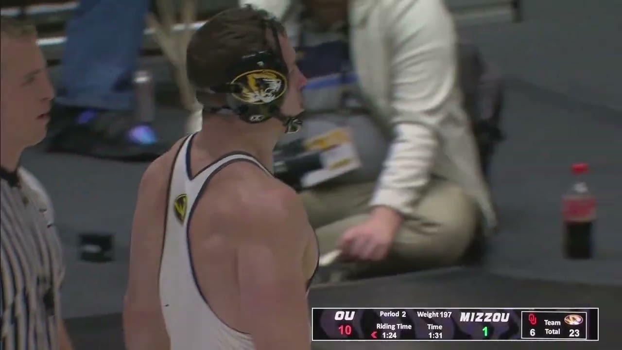 DJ Parker vs. Evan Bates (197lbs) FULL MATCH | 2025-26 Big 12 Wrestling