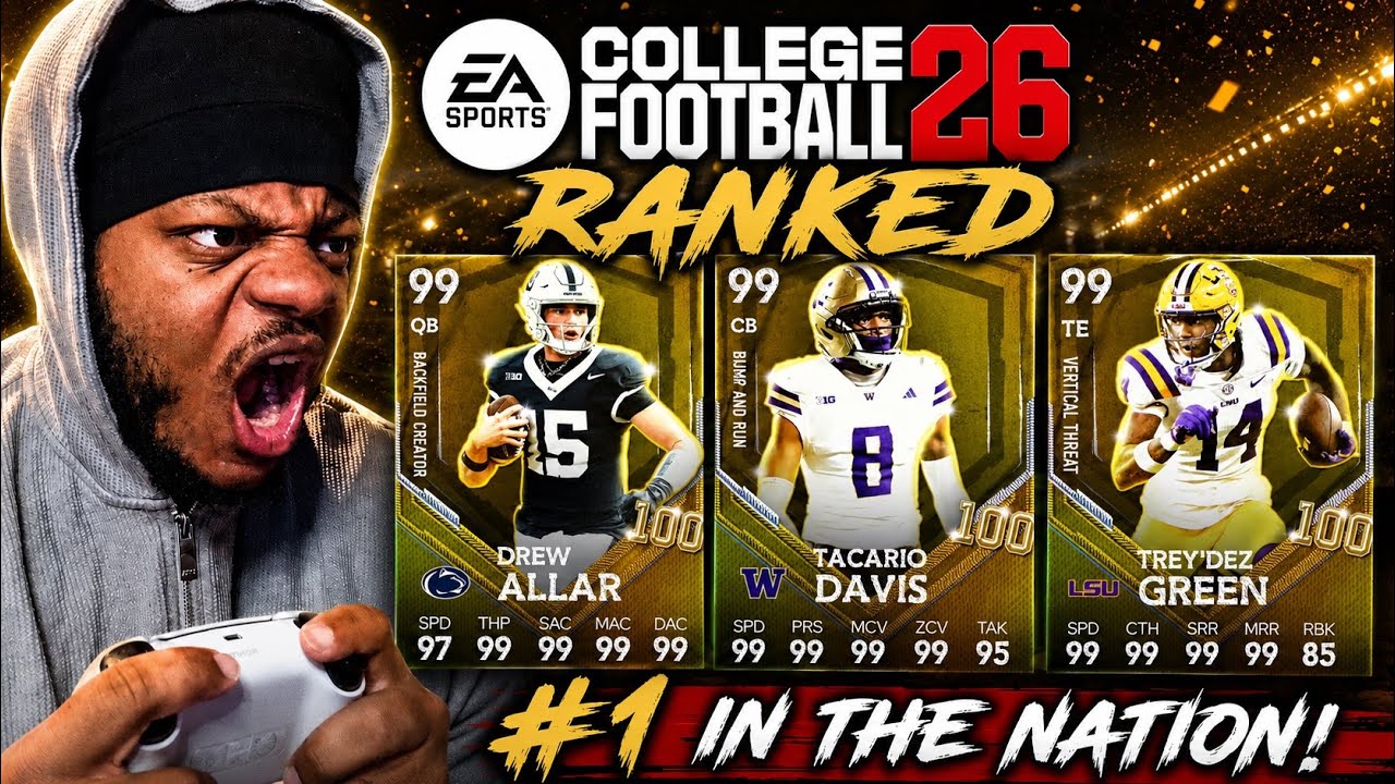 BECOMING TOP 100 IN COLLEGE FOOTBALL 26 CUT RANKED! EP. 1
