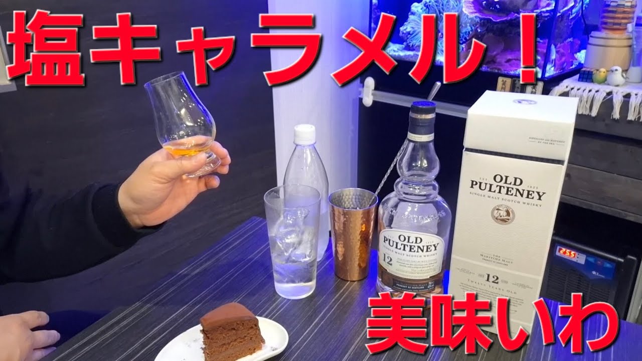 【てづ晩酌】酔っていてもわかるこの塩キャラメルの美味さ！【ウイスキー】