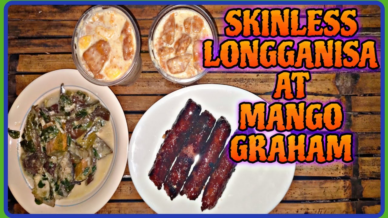 SKINLESS LONGGANISA AT MANGO GRAHAM | Manugang tv is live!