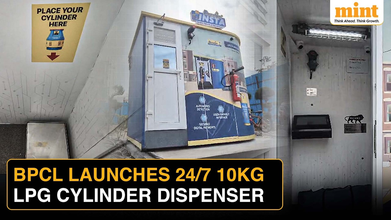 10-Kg LPG Cylinder In 3 Minutes: BPCL unveils 24/7 LPG ATM Offering Instant Cylinders In Gurugram