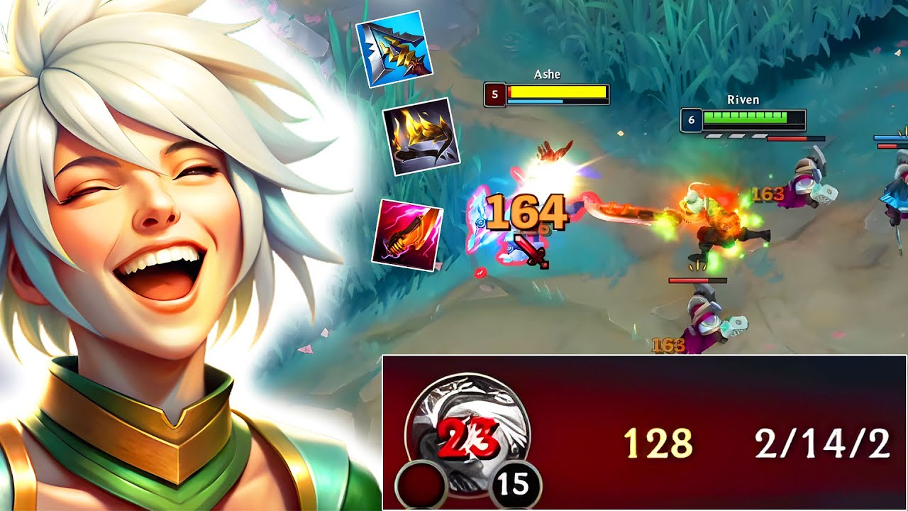 Top Ashe Alan Oyuncuyu Sıfır Saniyede Tekleyen RIVEN