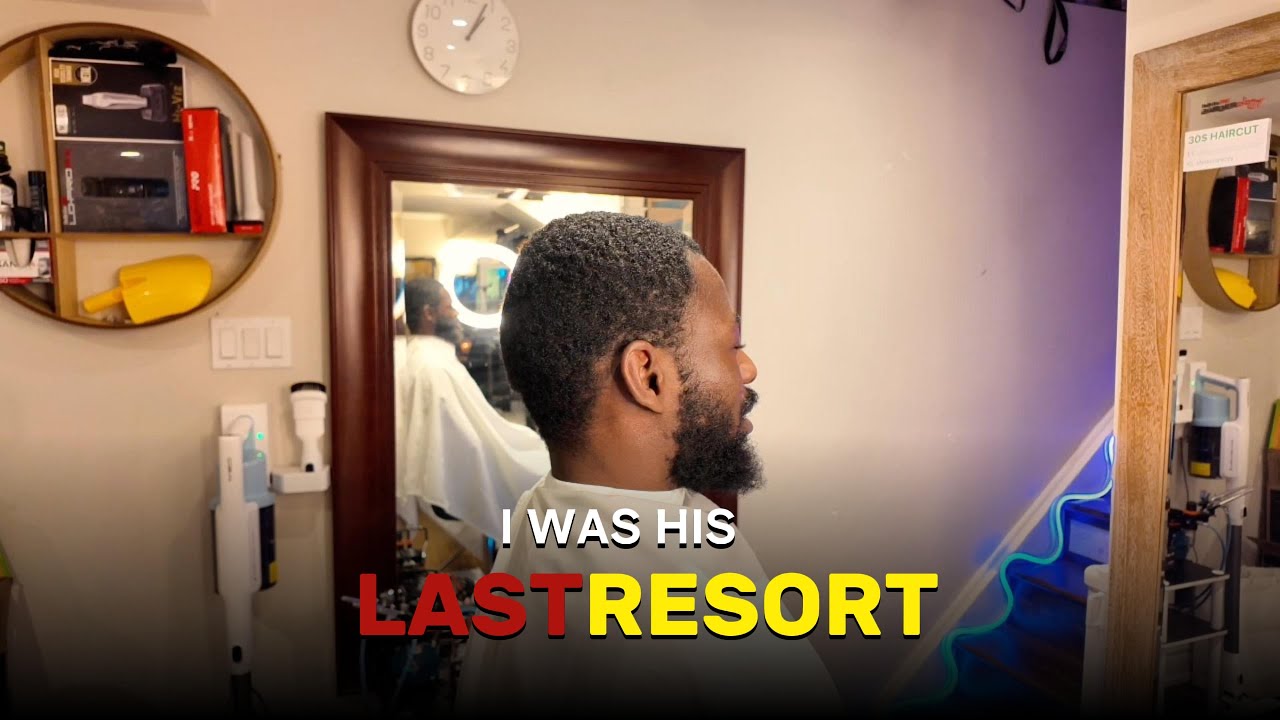 THE CLEANEST BALD FADE (HE GOT EMOTIONAL).