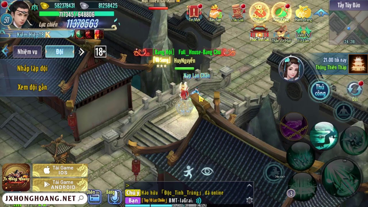 JxHongHoang.NET - Ngày 14 - ÚP Lực Chiến 9x - Tối 18:00 Mở S3 Hồng Hoang