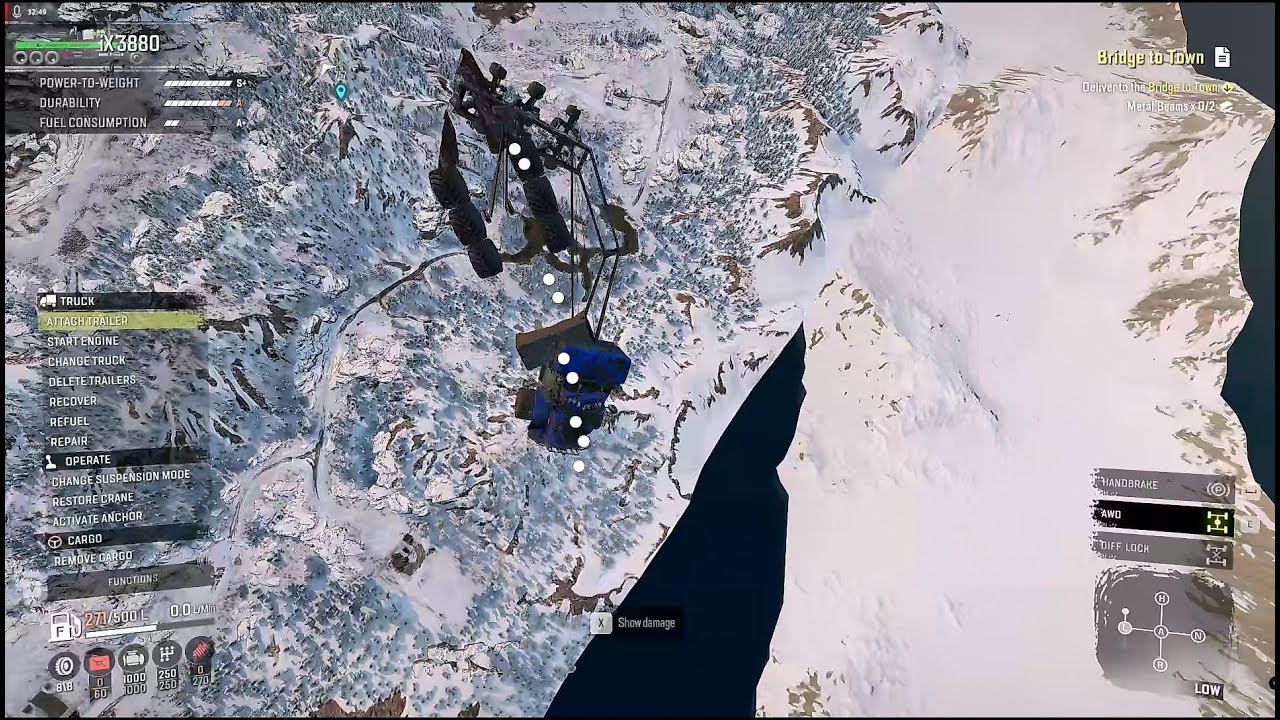 SnowRunner Amur Region Ep.17 Phase 4 PTS (Completed 2 Bridges But, Got to see tobelieve this glitch)