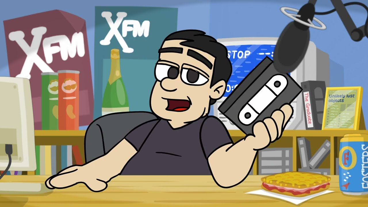 Karl Pilkington in Kes (XFM animated)