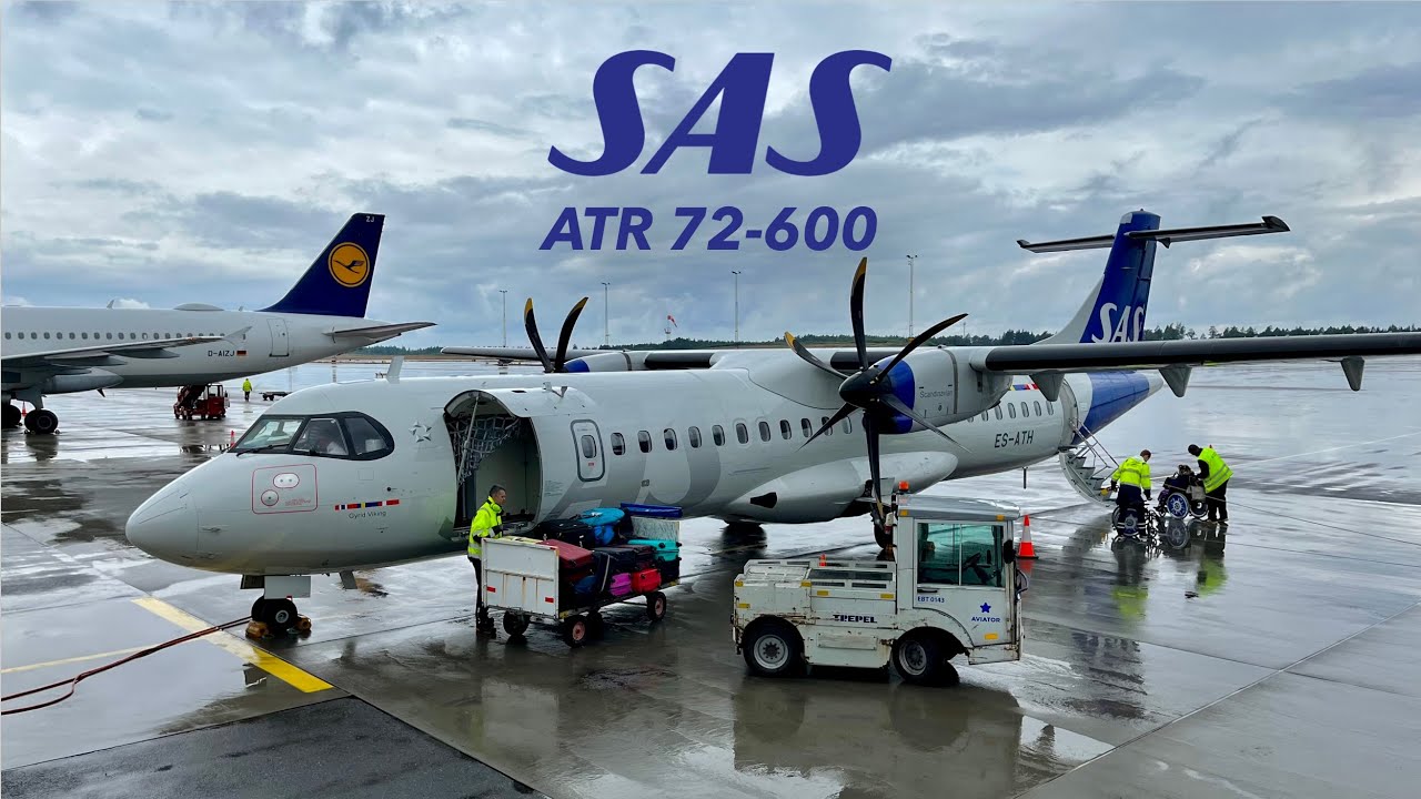 Scandinavian Airlines ATR 72-600 | Копенгаген — Гётеборг | Полный обзор эконом-класса SAS