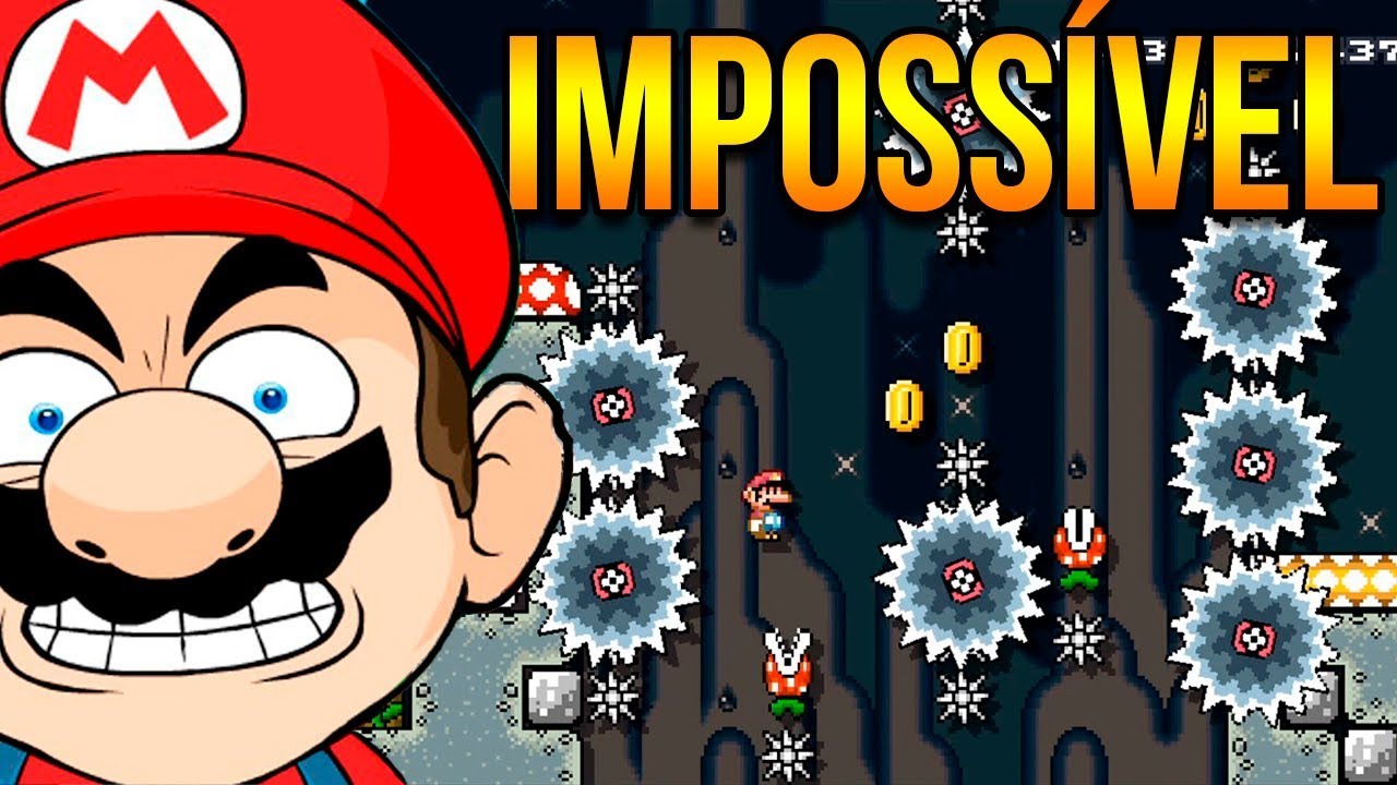 A MALDITA CAVERNA DA MORTE DESSE CRIADOR MOLESTADO – SUper Mario Maker (QUASE IMPOSSÍVEL)