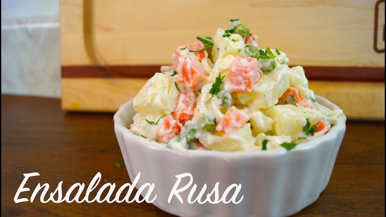 Ensalada Rusa (con Yogurt Griego) - Mi Cocina Rápida