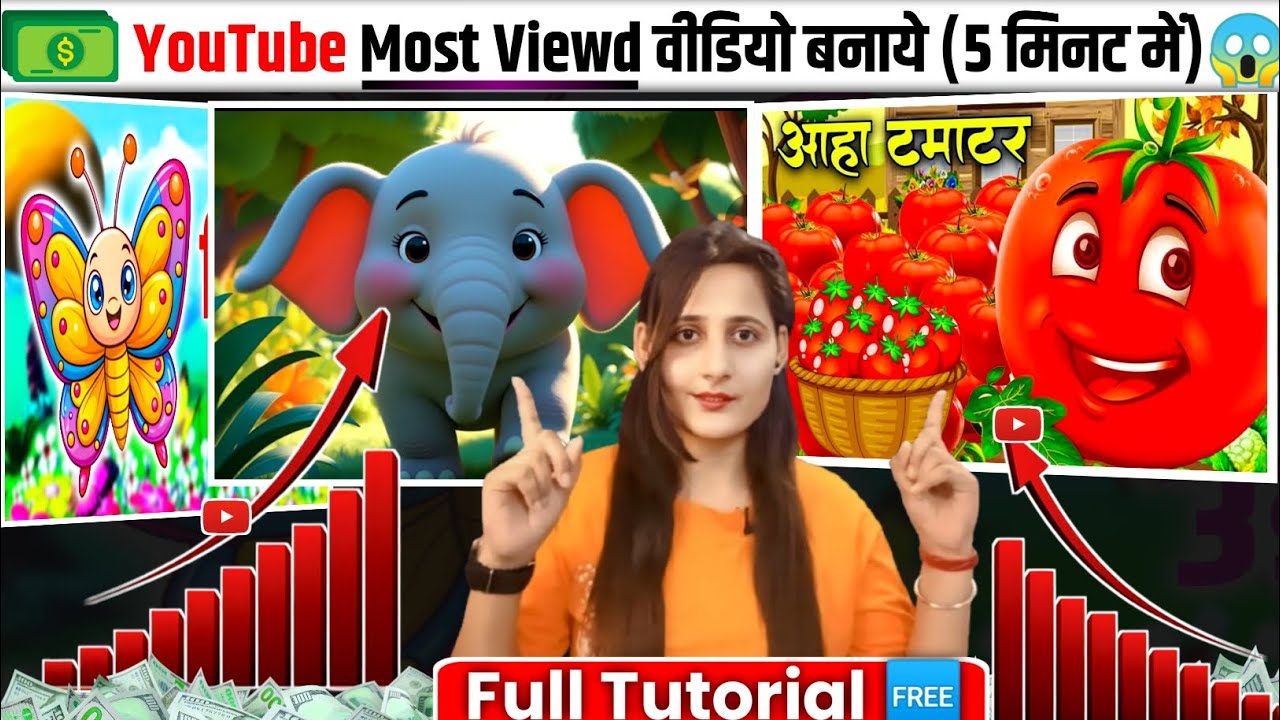 How To Create Kids Nursery Rhyme Videos With Free AI Tools (Step by Step) | Ruby Tech Star 