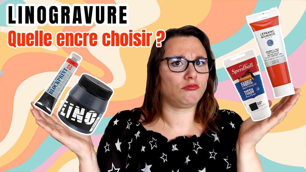 Linogravure TOUT sur les ENCRES ! A l'eau ou &agrave; l'huile quelle encre choisir ?
