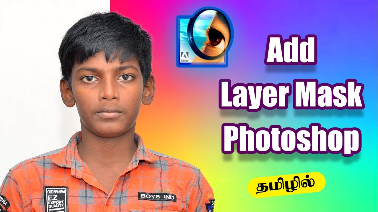 Layer Mask Photoshop 7.0 Tamil - இந்திரா புகைப்படக் கலைக்கூடம்