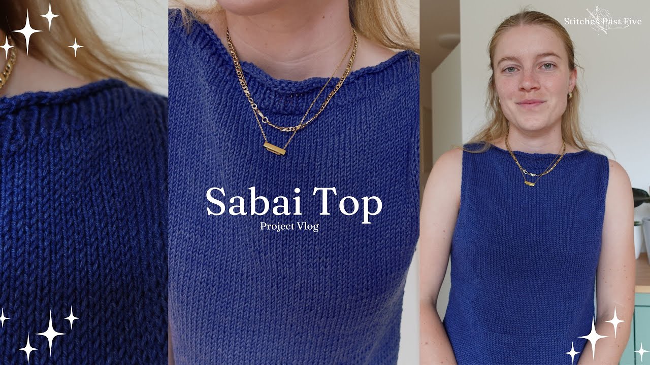 Knitting My Sabai Top - Full Project Vlog