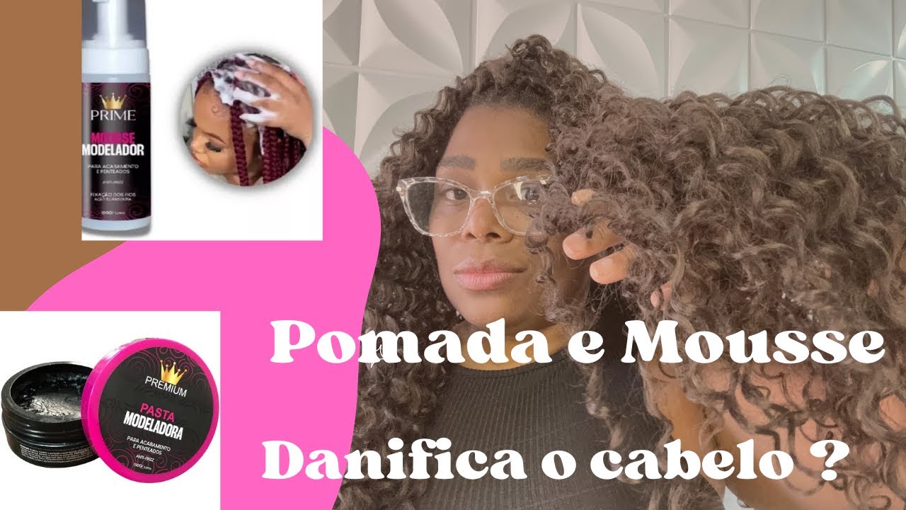 O que acontece se eu usar o Mousse e a Pomada capilar em excesso? #cabeloorgânico