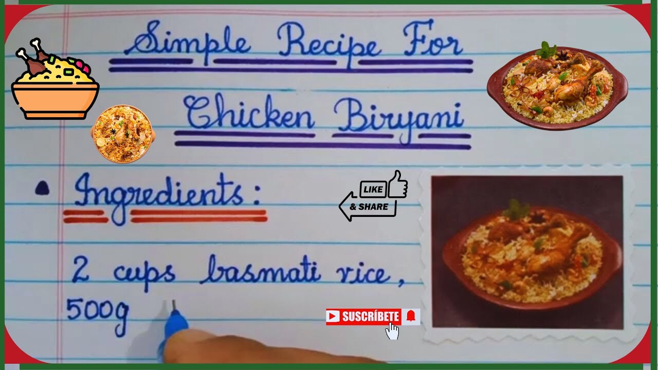 Yummy! Chicken Biryani Recipe in English | Tasty Biryani Special Recipe | Recipe For Chicken Biryani