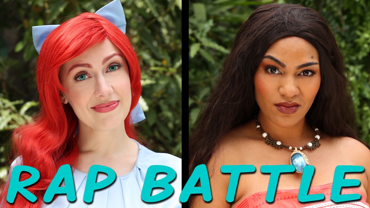 ARIEL vs MOANA: Princess Rap Battle (Janaya Mahealani Jones, Whitney Avalon) *explicit*