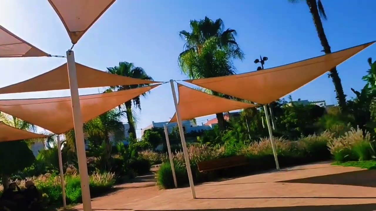 جولة قصيرة ف حديقة عبد الرحمن اليوسفي ف حي الداخلة أكادير