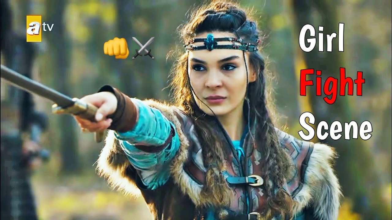 ⚔️Girl Fight Scene🗡️|Akiz One on One Fight👊 With Khan🔥|Girl😎 Attitude Fight Scene 🗡️