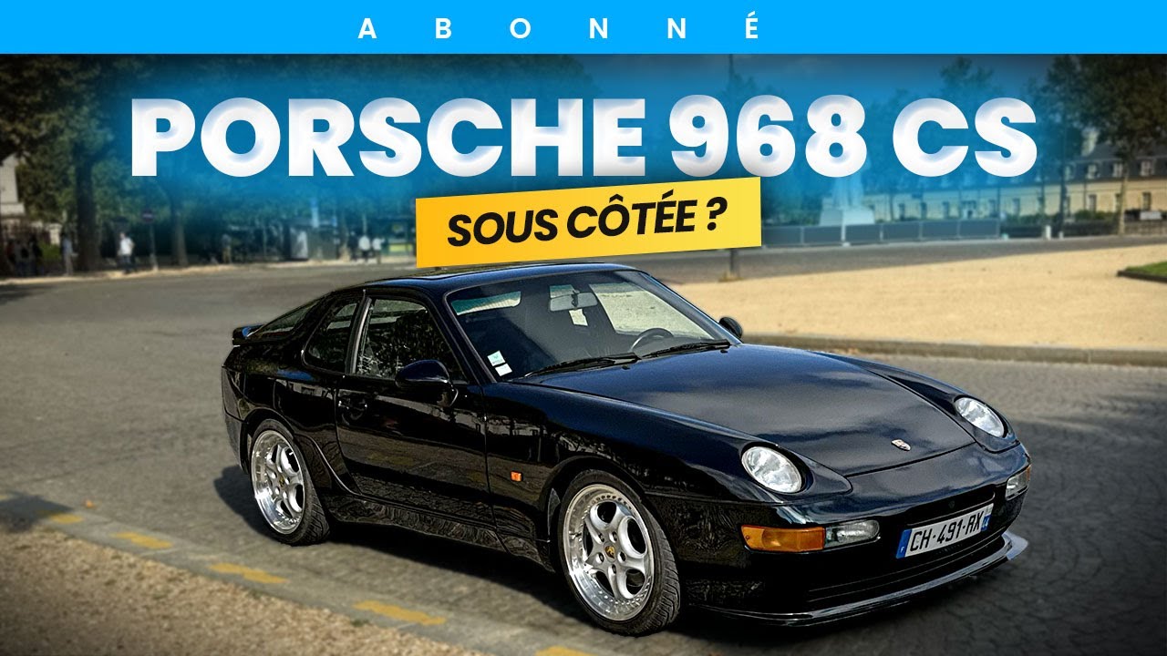 Porsche 968 ClubSport : la Porsche la plus sous c&ocirc;t&eacute;e ? avec@ErwanTGD