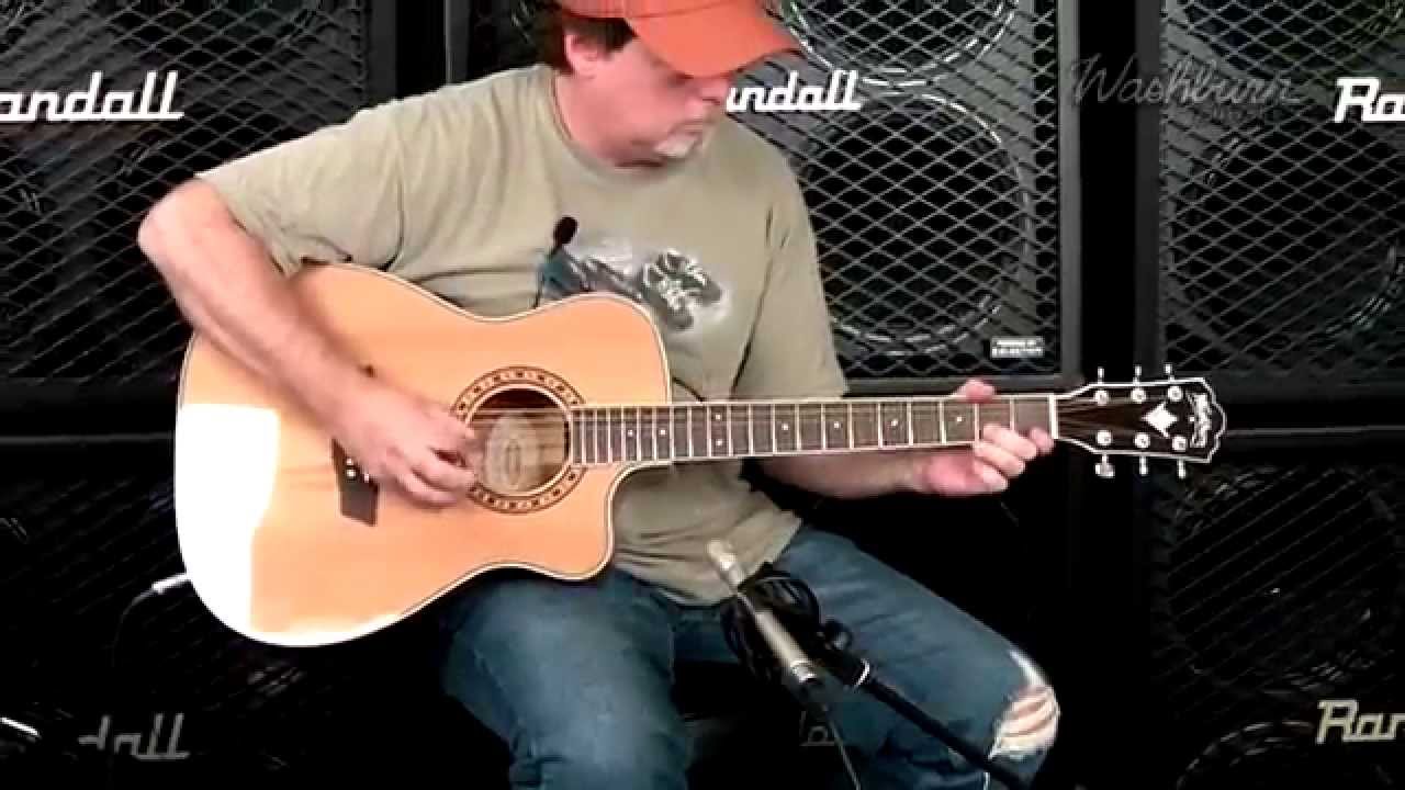 Washburn WF11SCE Folk Acoustic-Electric Guitar Video Demo