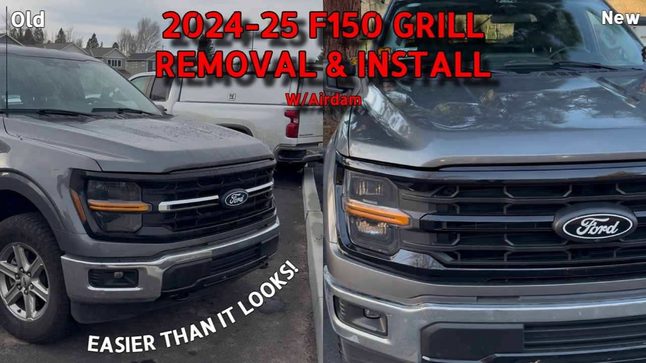 2025 F150 Grill Full Removal & Install - Easier than it Seems!!! (w/Airdam)
