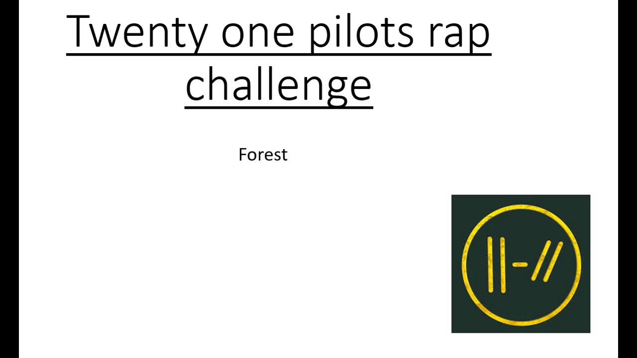 twenty one pilots rap challenge