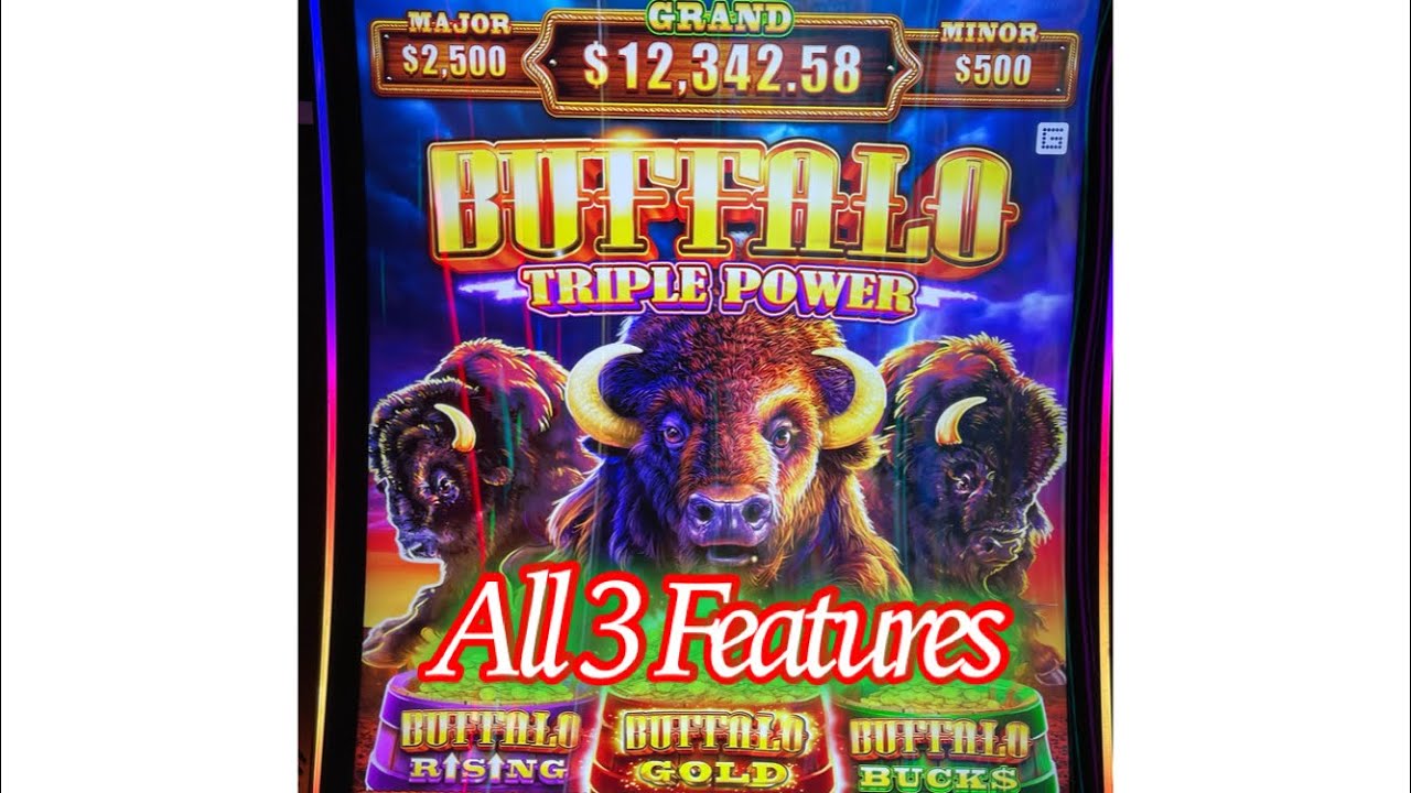 New Buffalo Triple Power with All Bonus Features