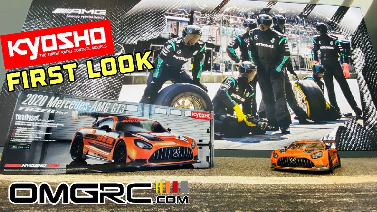 Brand New RC - 2020 Kyosho 1/10 Fazer Mk2 Mercedes AMG GT3 I Unboxing & Running I OMGRC.com