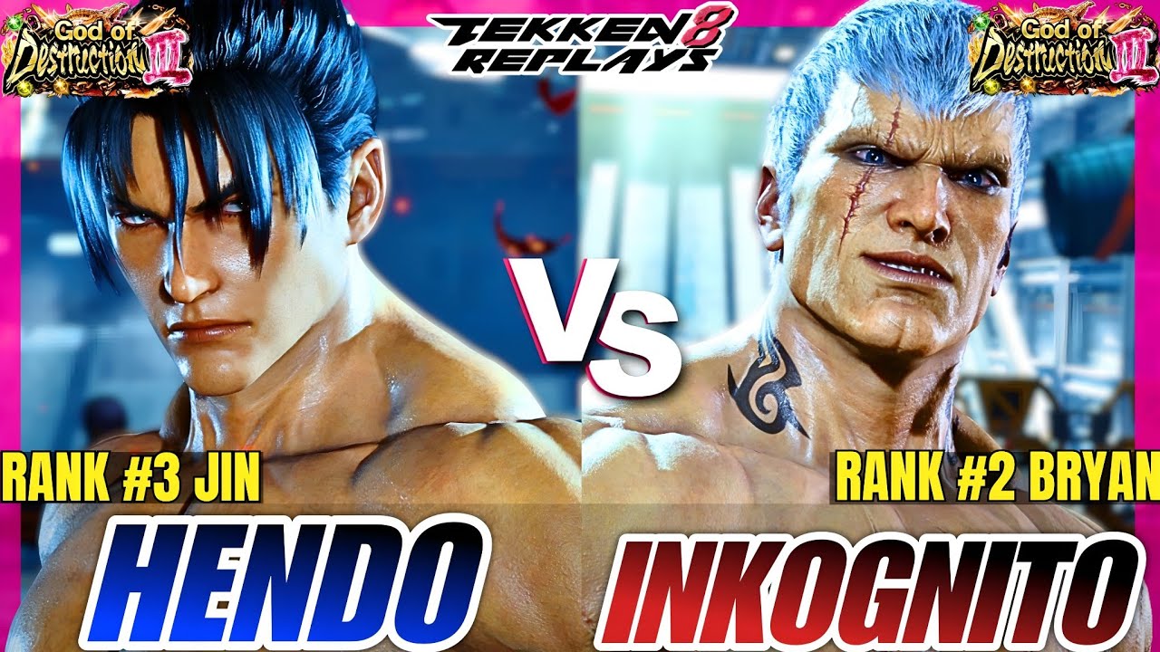 Tekken 8 - Hendo (Jin) vs Inkognito (Bryan) - Epic Ranked Match