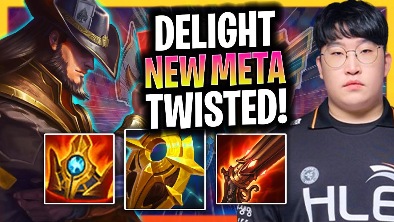 DELIGHT STRONG NEW META TWISTED FATE! | HLE Delight Plays Twisted Fate Support vs Mel!  Season 2025