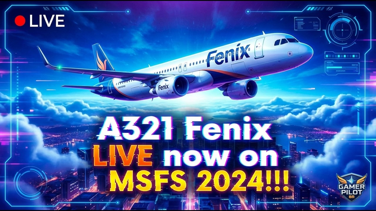 2K UHD - FLIGHT SIMULATOR 2024 - FENIX A321 - SBGL X SBGR - REAL OPS
