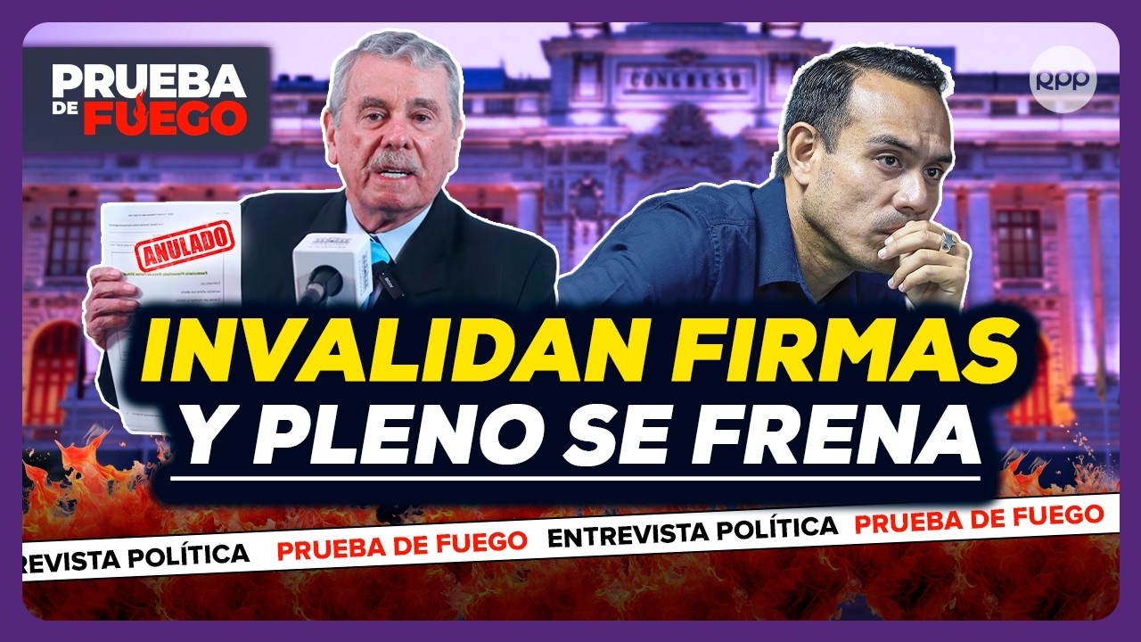 🔥Pleno en suspenso por firmas anuladas: Fuerza Popular respalda a José Jerí #FEEG2026