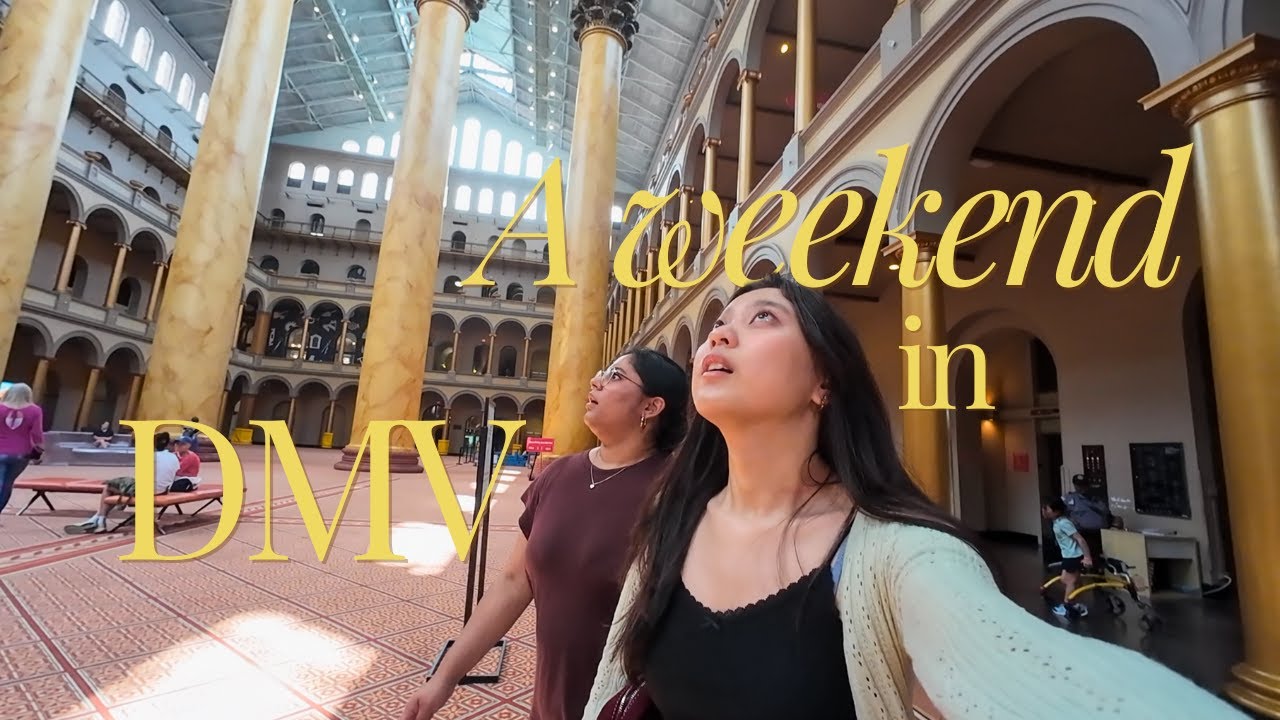 dmv vlog ☁️ french cafe, museums, and yapping