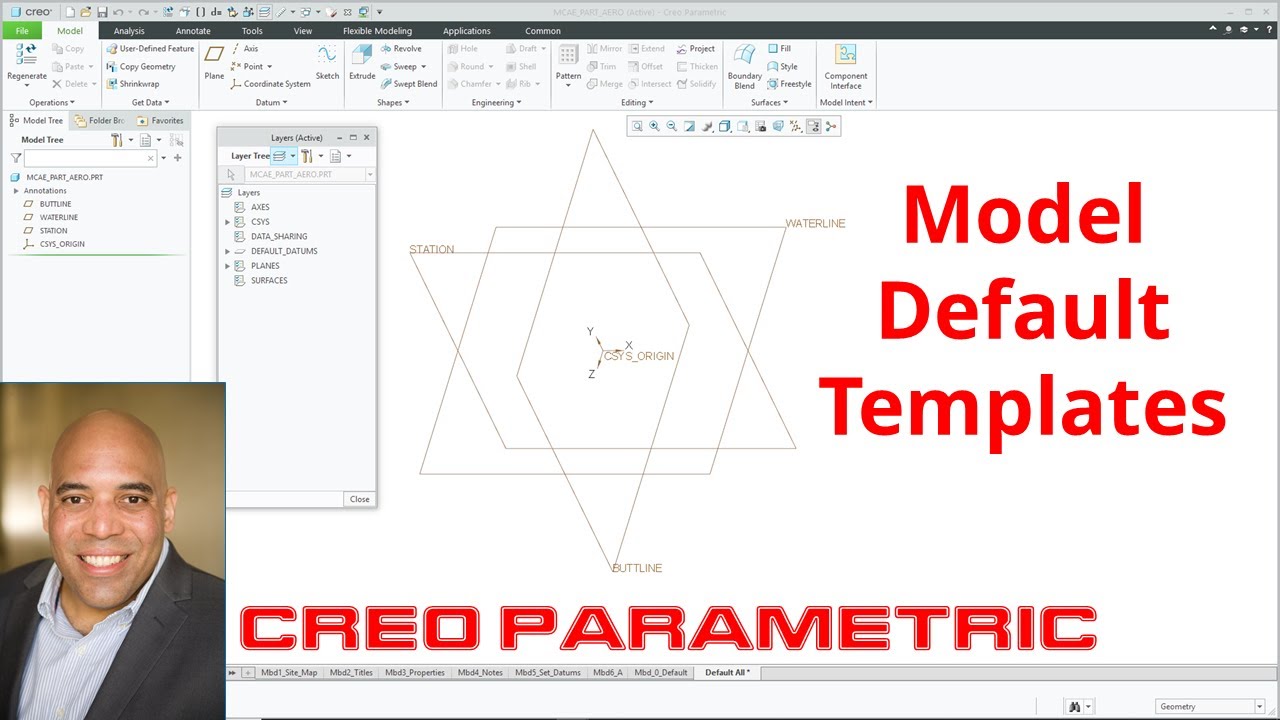 Creo Parametric - Part and Assembly Model Default Templates